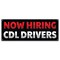 Signmission Now Hiring CDL Drivers Banner Concession Stand Food Truck Single Sided B-30112 - alternate 1